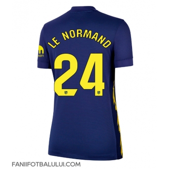 Atletico Madrid Robin Le Normand #24 Tricou Fotbal Replică 2025-26 Femei Deplasare